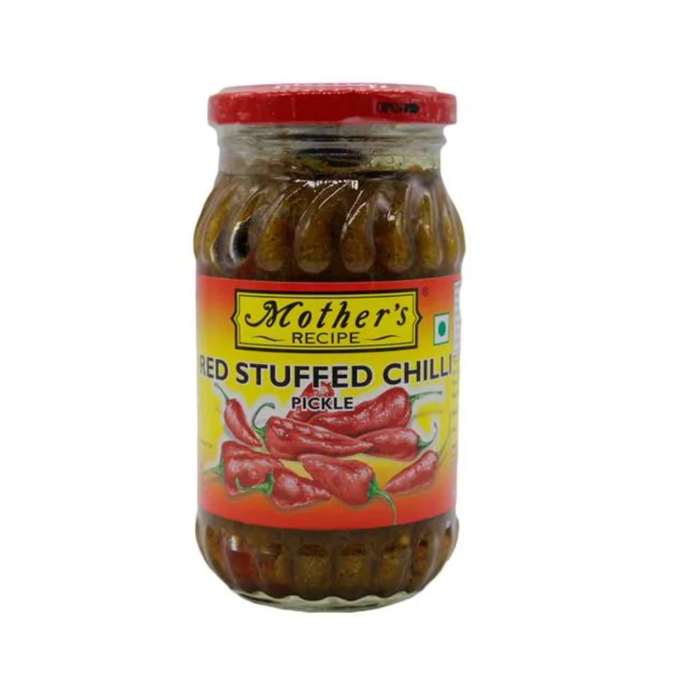 MOTHERS RED STUFFED CHILLI PICKLE 40PGM