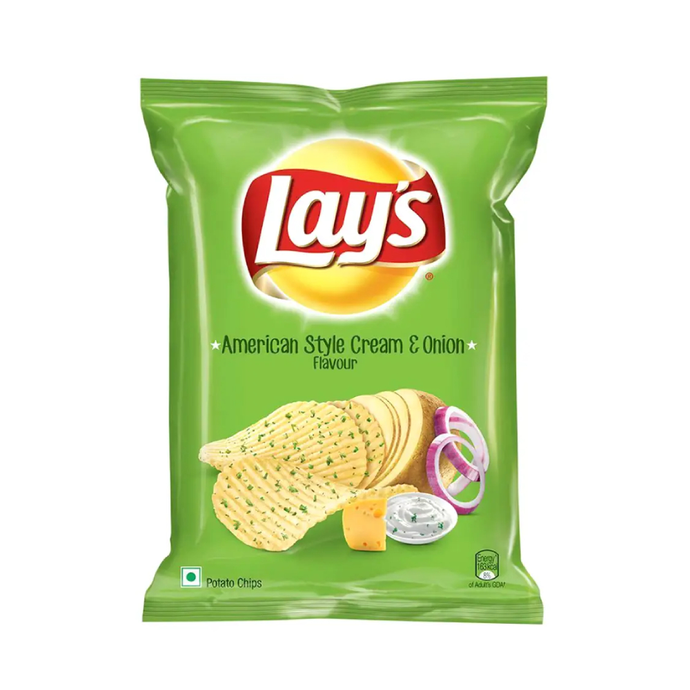 LAYS CREAM&ONION 45GM