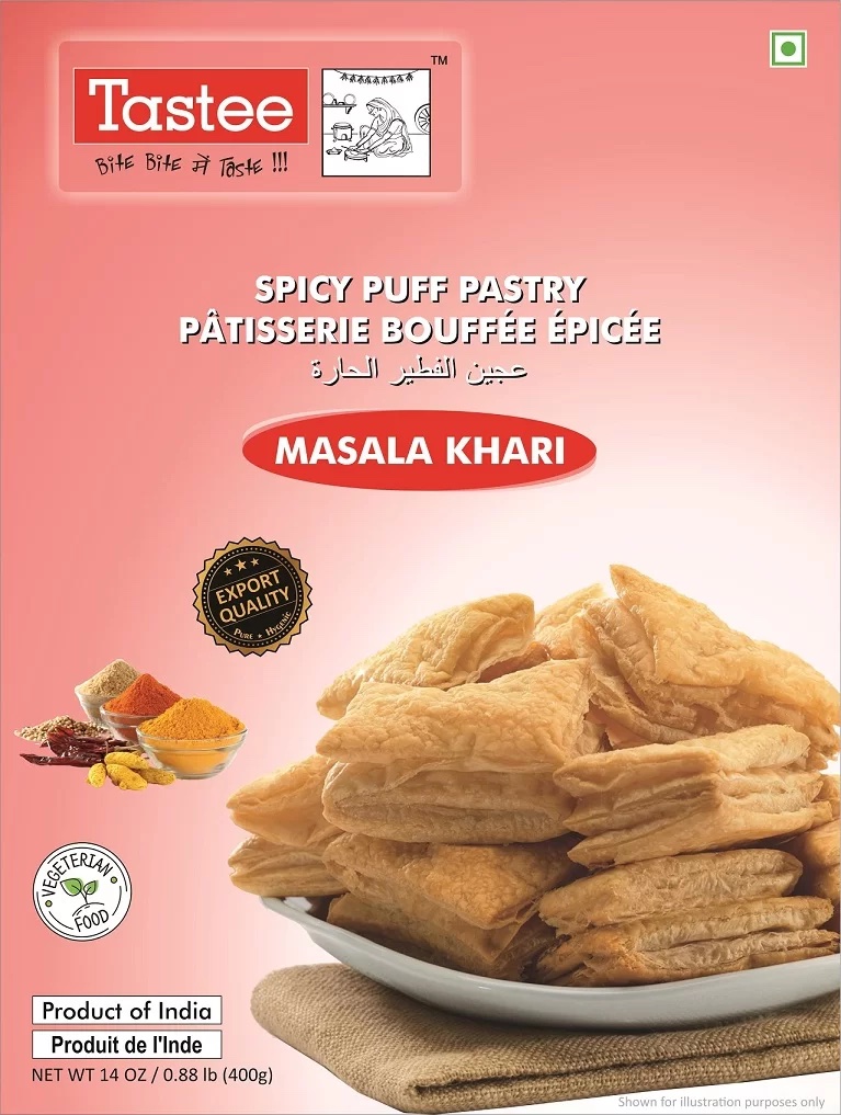 TASTEE MASALA KHARI PUFF PASTRY 200GM